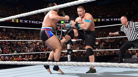 Extreme Rules 2015 John Cena Vs Rusev Russian Chain Match For The