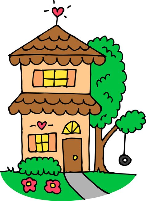 Cute Home Cartoon - ClipArt Best