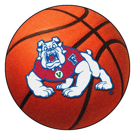 A different shade of the color blue. FanMats® 4889 - "Basketball" NCAA Fresno State University ...