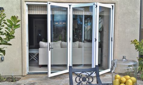 Outdoor Folding Doors Stylish Bifold Exterior Patio Davidson Homes