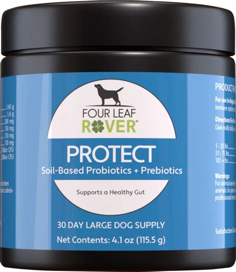 Four Leaf Rover Protect Soil Based Probiotics For Dogs