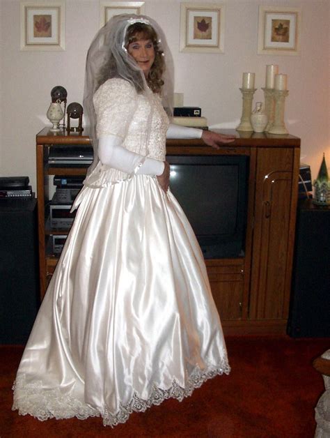 pin on crossdresser in dresses and wedding gowns too