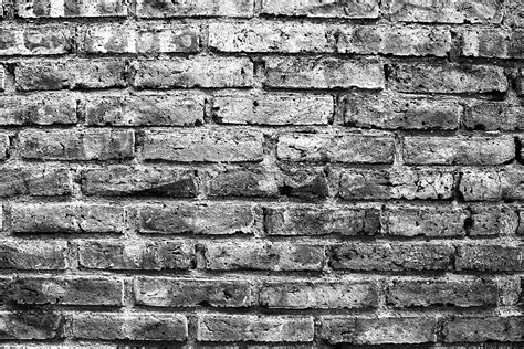 Gray Brick Wall Wall Photography Texture Monochrome Hd
