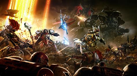 Download Warhammer 40000 Space Marine Video Game Art 2560x1440