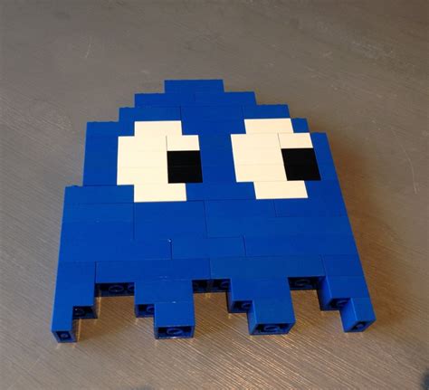 Lego Pac Man Ghost Sculpture Etsy