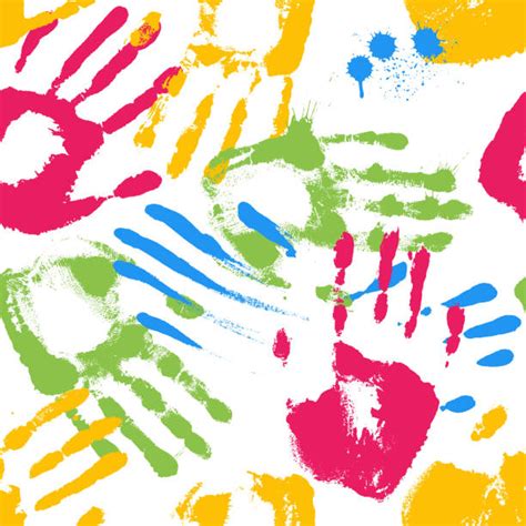 Hand Print Pattern Illustrations Royalty Free Vector Graphics And Clip Art Istock