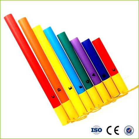 Toy Musical Instrument Percussion Tube Children Toy Plastic 8 Colour