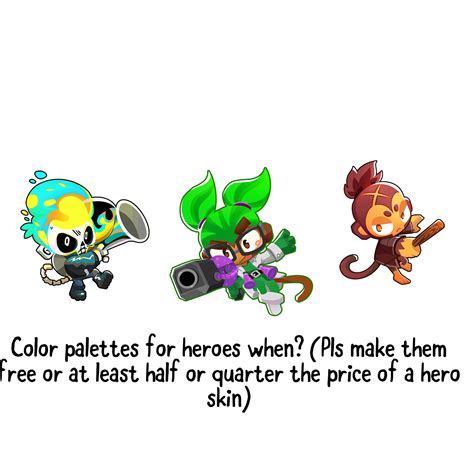 Color Palettes For Heroes Pls Ninja Kiwi Rbtd6