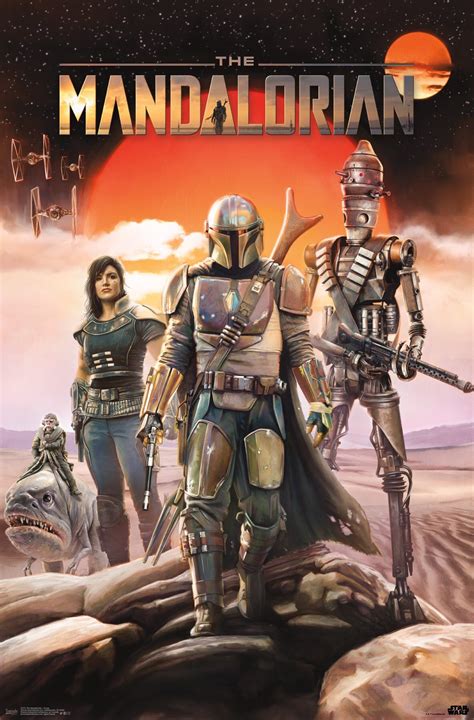 two new star wars the mandalorian posters revealed what s on disney plus