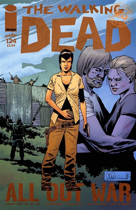 The Walking Dead Comic Book Covers For Issues 123 And 124