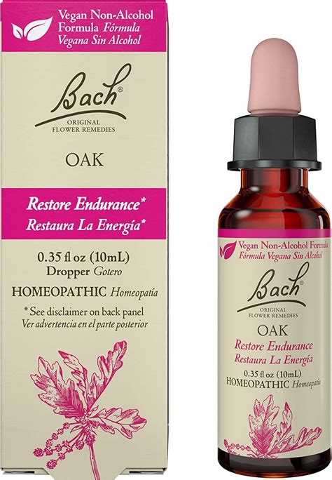 Buy Bach Original Flower Remedies Oak For Endurance And Strength Non