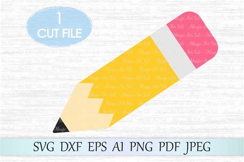 Pencil SVG, Back to school SVG, Teacher SVG, School cut file, Clipart