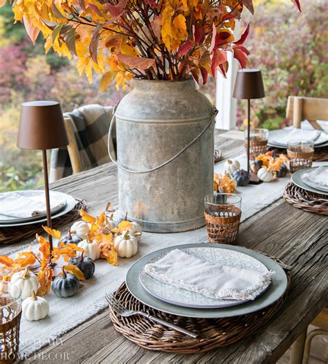 How To Set A Rustic Fall Table Sanctuary Home Decor