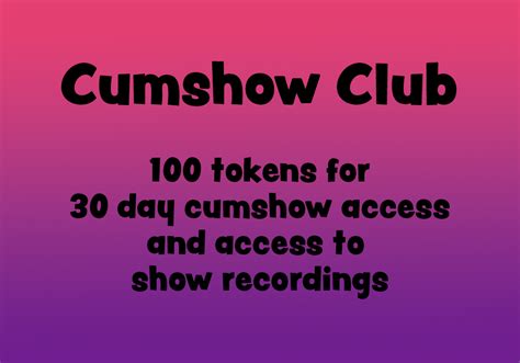 Cumshow Club Mfc Share 🌴