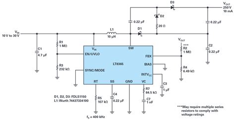 High Voltage Boost And Inverting Converters For Communications Analog Devices