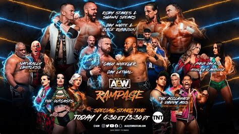 Aew Rampage Results Jay White Jeff Jarrett And More