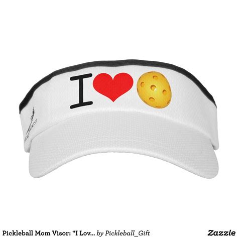 Maybe you would like to learn more about one of these? Pickleball Mom Visor: "I Love Pickleball" Visor | Zazzle ...