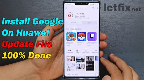 Huawei won't receive access to future android updates. Install Google on Huawei Update File 100% Done - ICTfix