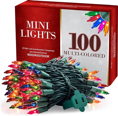 Christmas Lights Set Of 100 Multicolor Christmas Lights