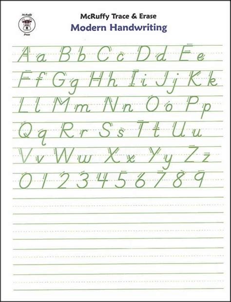 alphabet handwriting practice hand writing