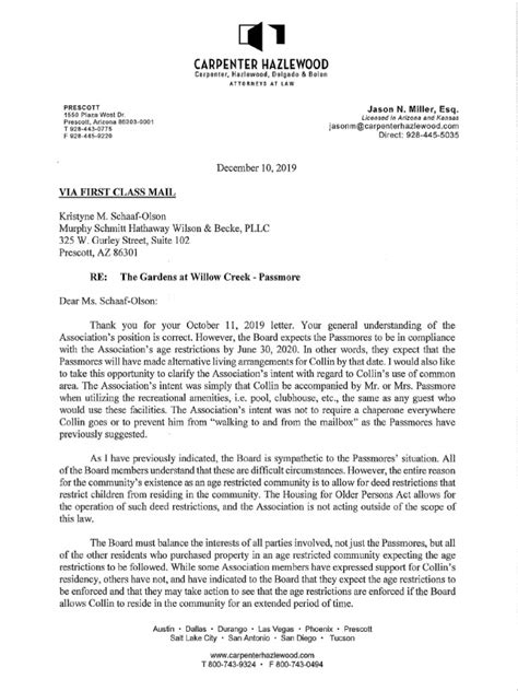 Sample Letter To Hoa Requesting Permission
