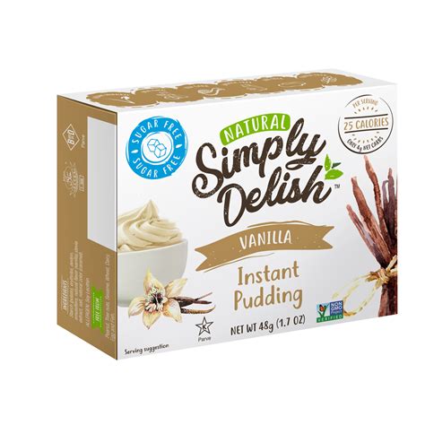vanilla pudding sugar free all natural simply delish simply delish natural