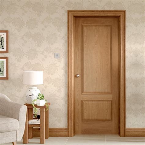 Modern door by door to door 18. Andria Oak 2 Panel Door - Raised Mouldings | Wood doors ...