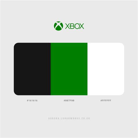Xbox Color Palette Logo Color Schemes Color Palette Design Flat