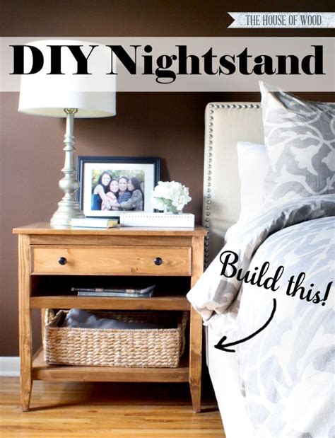 Diy Bedside Table Nightstand