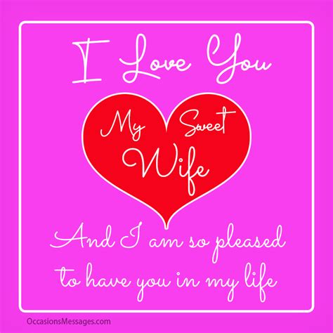 Best 50 Love Messages For Wife Occasions Messages