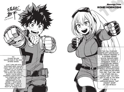 Horikoshi Message From My Hero Team Up Missions Volume 1 R