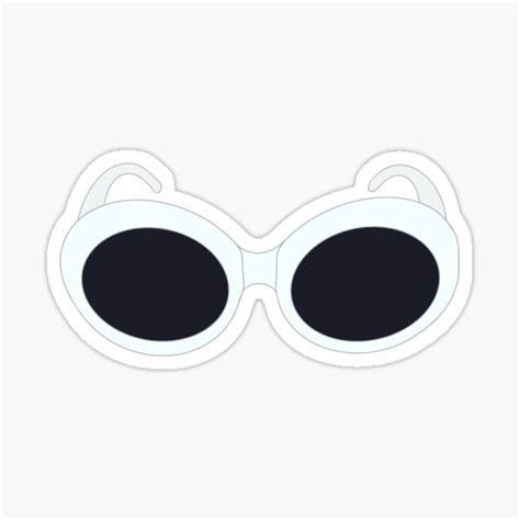 Clout Goggles Sticker By Randastickers0 Redbubble