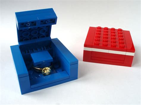 Engagement Ring Box Handmade With Legor Bricks Wedding Ring Etsy