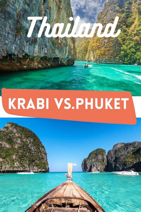 The View From A Boat In Thailand And Krabi Vs Phoket