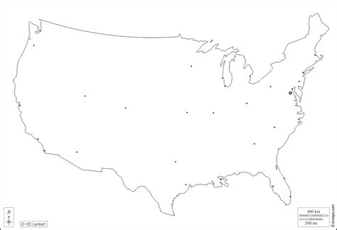Estados Unidos Usa Mapa Gratuito Mapa Mudo Gratuito Mapa En Blanco