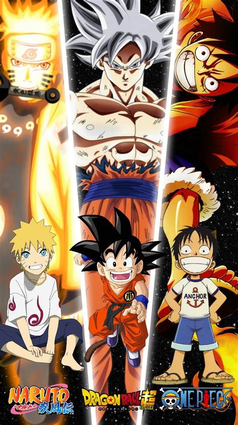 Goku Naruto Luffy Wallpaper Goku And Luffy Wallpapers Zombie 75
