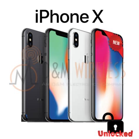 New Apple Iphone X Gsm Unlocked Model A1901 All Colors And Capacity Ebay
