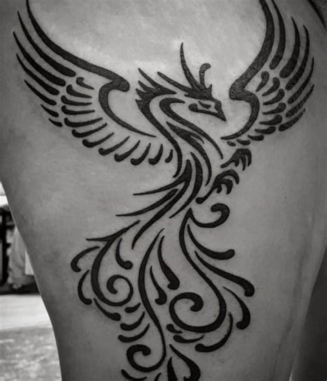 Tribal Phoenix Tattoos Meanings Placement And Tattoo Designs