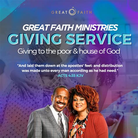 Giving Service Great Faith Detroit