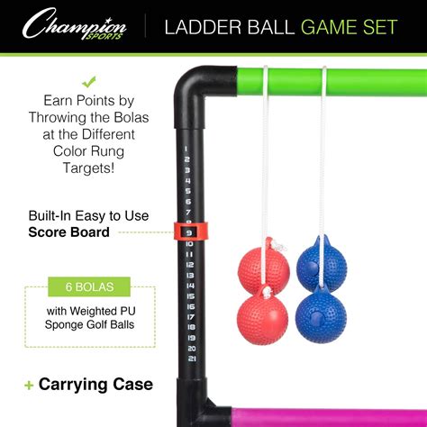Champion Sports Ladder Ball Game Set In 2022 Ladder Ball Ladder Golf