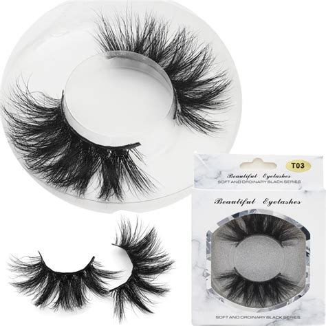 natural lashes 25mm long 3d mink lashes extra length 100 mink eyelashes big dramatic volumn
