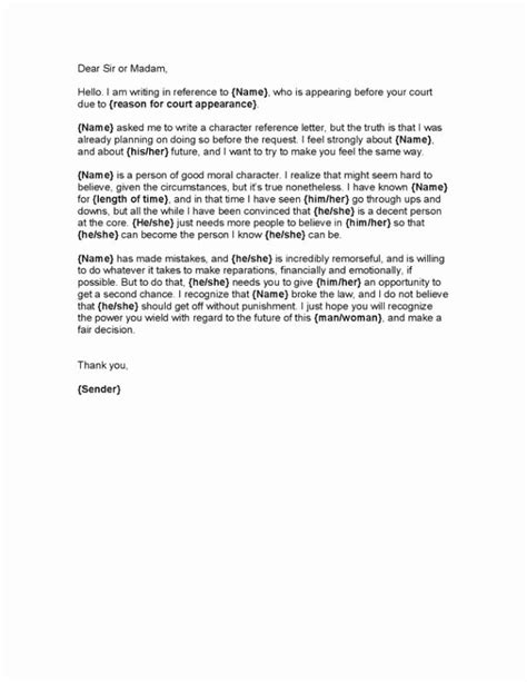 We have a vast collection of character references to choose from. Court Letter format Best Of Example Character Reference Letter for Court Dui | Reference letter ...