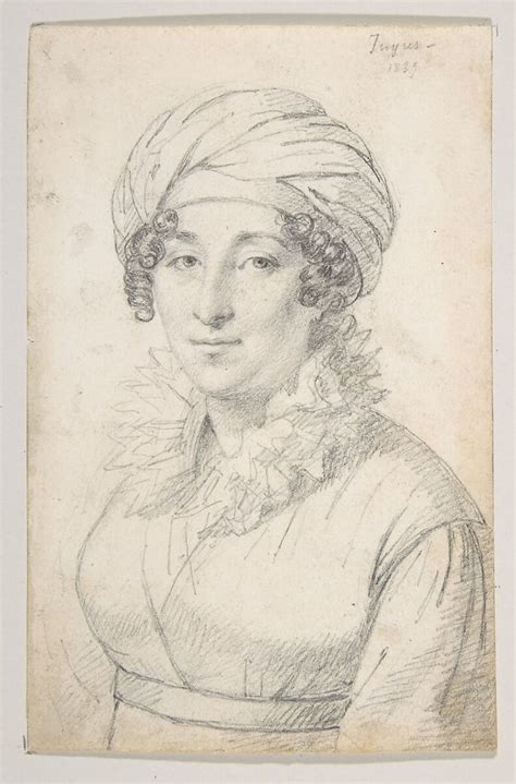 Anonymous French 19th Century Portrait Of A Woman The