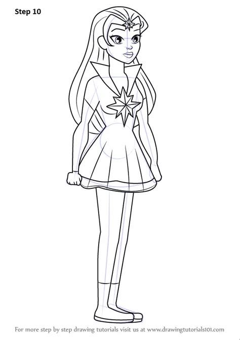 Learn How To Draw Star Sapphire From Dc Super Hero Girls Dc Super Hero