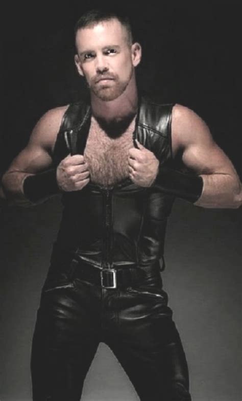 Leather Gear Leather Jacket Men Black Leather Leather Outfits Hairy