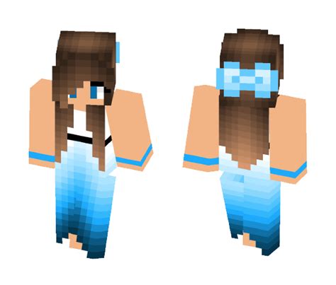 Download Blue Dress Girl Minecraft Skin For Free Superminecraftskins
