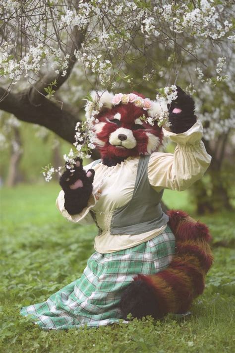 Red Panda Fursuit In 2023 Red Panda Furry Costume Fursuit