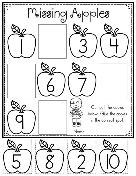 Math For Preschool Worksheets