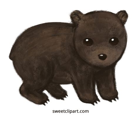 Cute Wombat Clipart Illustration - Free Clip Art
