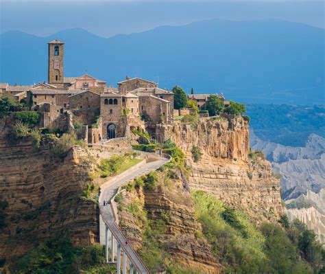 Civita Di Bagnoregio Viterbo Italy Stock Image Image Of